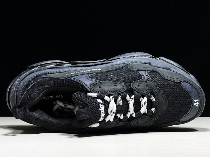 BLCG Wmns Triple S Trainer 'Black Clear Sole' 544351 W09O1 1000 - CCSHOES