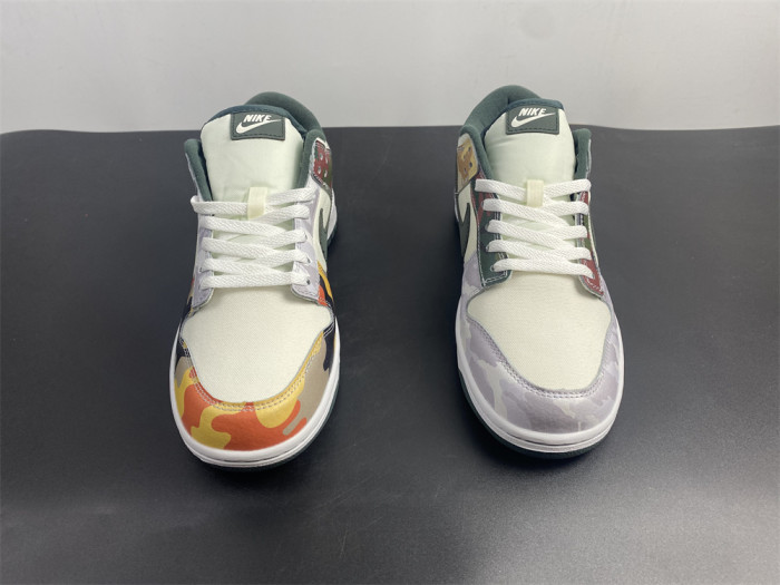 Nike Dunk Low SE Sail Multi-Camo DH0957-100 - CCSHOES