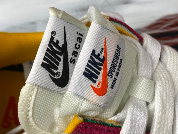 Sacai x Nike LDV Waffle 'Pink Green' BV0073-301 - CCSHOES