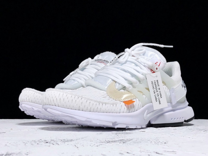 OFF-WHITE X NIKE AIR PRESTO WHITE AA3830-100 - CCSHOES