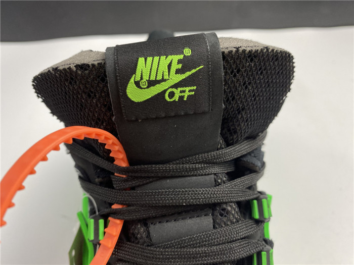OFF WHITE NIKE AIR RUBBER DUNK “GREEN STRIKE" CU6015-001 - CCSHOES