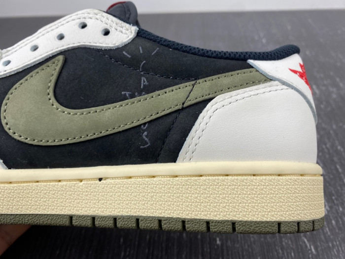 Travis Scott x Air Jordan Air Jordan 1 Retro Low OG Olive DZ4137-106 - CCSHOES