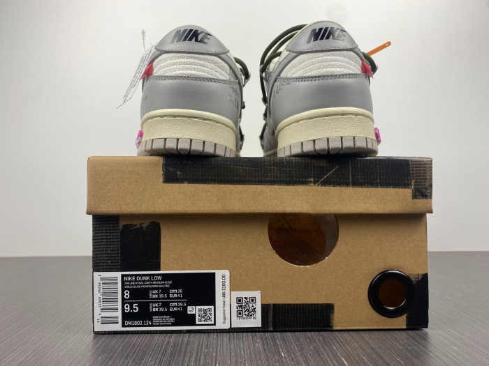 Nike Dunk Low Off-White Lot 22 DM1602-124 - CCSHOES