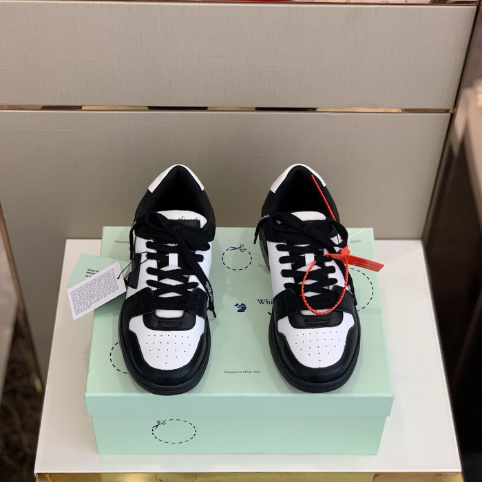 OFF WHITE™ C/O VIRGIL ABLOH OUT OF OFFICE LOW-TOP LEATHER SNEAKERS "OOO" - CCSHOES