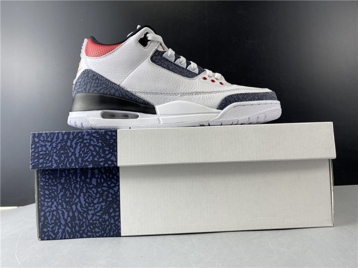 AIR JORDAN 3 RETRO "WHITE FIRE RED" CZ6431-100 - CCSHOES