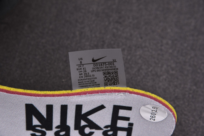 Nike Sacai x VaporWaffle 'Black Gum DD1875 001 - CCSHOES