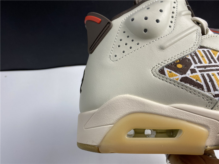 AIR Jordan 6 Retro Quai54 Sail Brown (2020) CZ4152-100 - CCSHOES