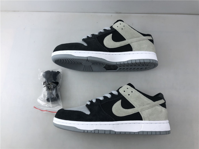 Nike Sb Zoom Dunk Low Pro Black/Wolf Grey-White-White 854866-001 - CCSHOES