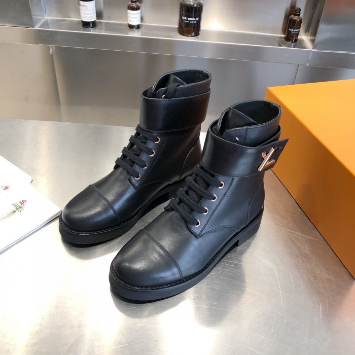 LOUS VUITON WONDERLAND FLAT RANGER BOOTS - CCSHOES