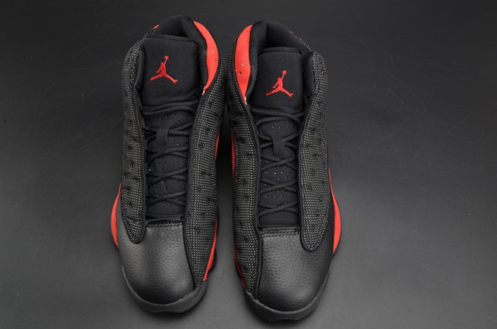 Air Jordan 13 Retro“Bred” black/ red mens 414571-004 - CCSHOES