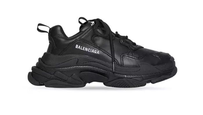 BLCG TRIPLE S BLACK SNEAKER - CCSHOES