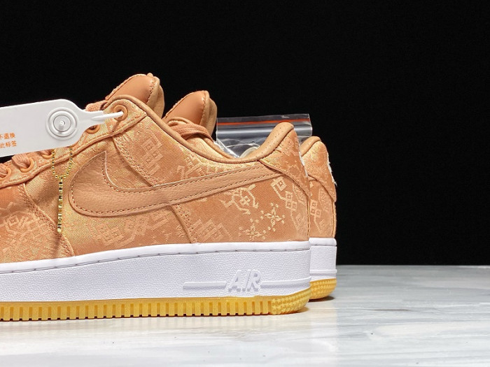 Nike Air Force 1 Low Clot Rose Gold Silk CJ5290-600 - CCSHOES