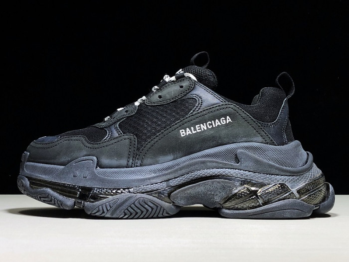 BLCG Wmns Triple S Trainer 'Black Clear Sole' 544351 W09O1 1000 - CCSHOES