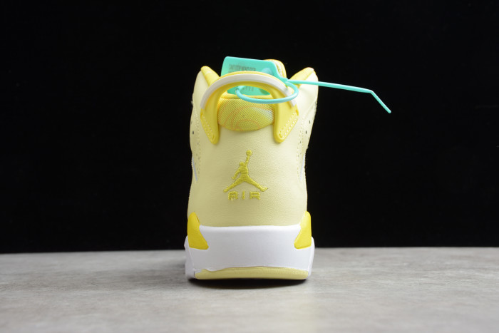 Air Jordan 6 Retro Dynamic Yellow Floral (GS) 543390-800 - CCSHOES