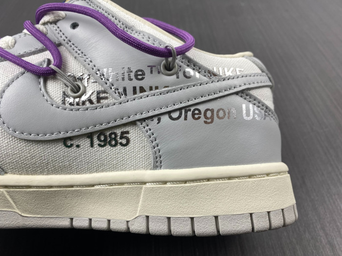 Nike Dunk Low Off-White Lot 45 DM1602-101 - CCSHOES