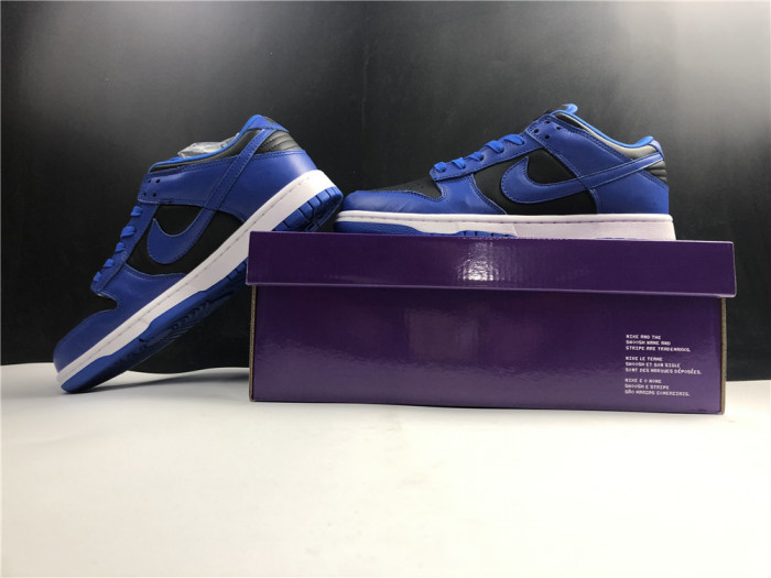 Nike Dunk Low Retro Black Hyper Cobalt (2021) DD1391-001 - CCSHOES