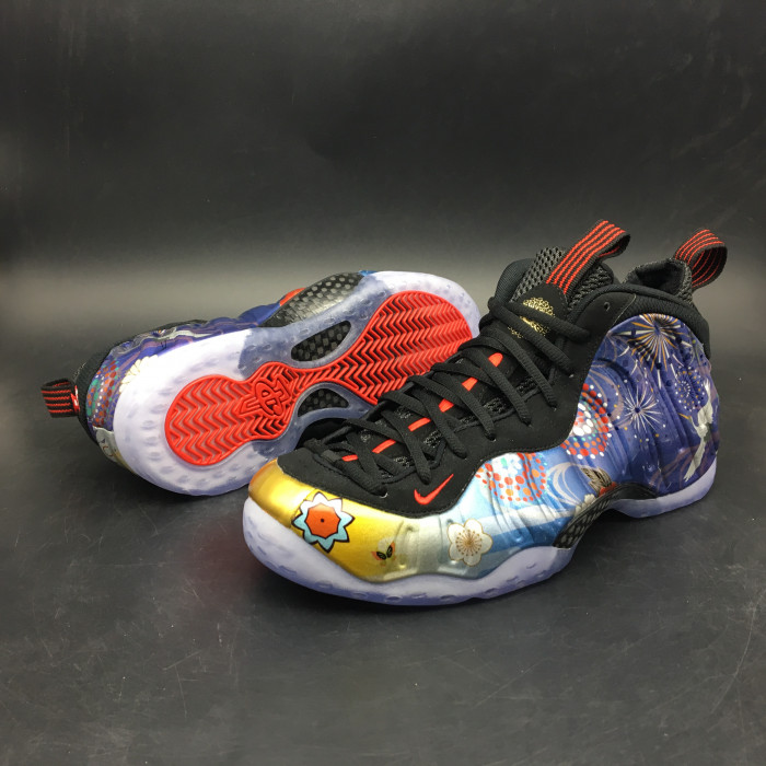 NIKE AIR FOAMPOSITE ONE LNY QS "LUNAR NEW YEAR 2018" AO7541-006 - CCSHOES