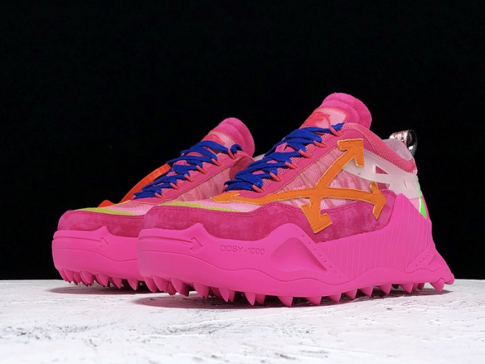 OFF-WHITE C/O ODSY-1000 SNEAKER ROSE RED - CCSHOES