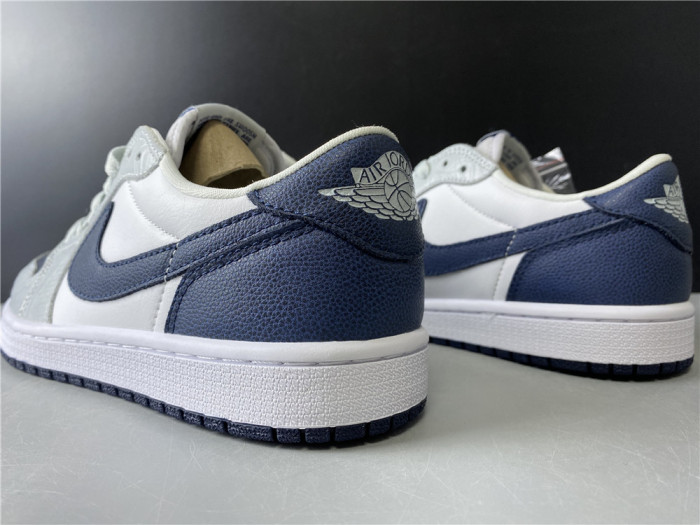Air Jordan 1 Grey Navy Blue CW8576-200 - CCSHOES
