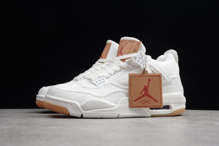 Levi's x Air Jordan 4 'White' AO2571-100 - CCSHOES