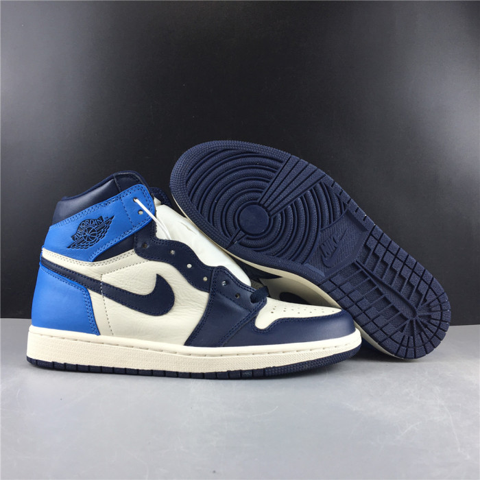 Air Jordan 1 Retro High OG “Obsidian” 555088-140 - CCSHOES