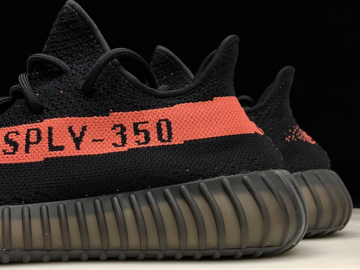 Adidas Yeezy Boost 350 V2 Core Black Red BY9612 - CCSHOES