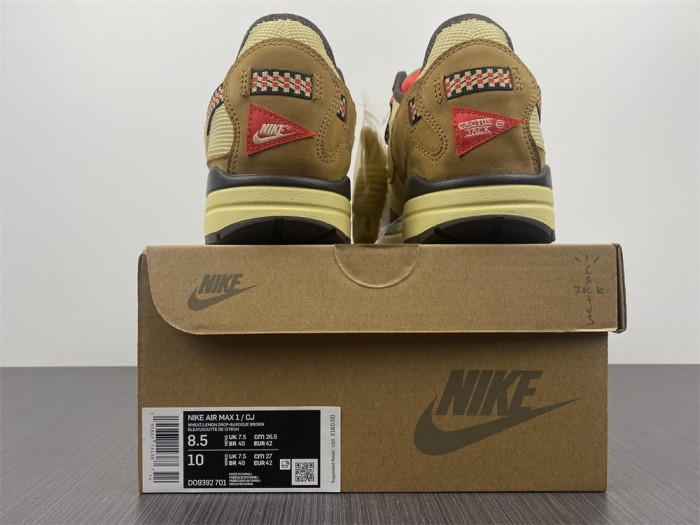 Travis Scott x Nike Air Max 1 "Cactus Jack" DO9392-701 - CCSHOES
