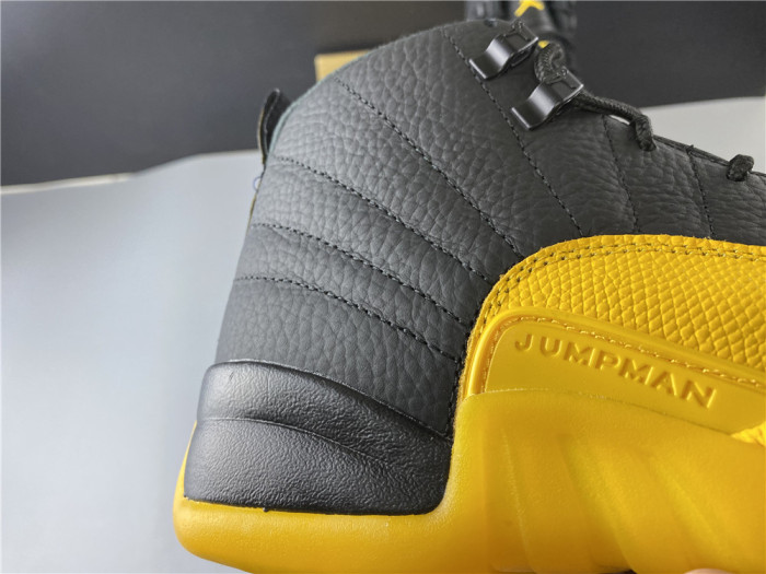 Air Jordan 12 Retro Black University Gold 130690-070 - CCSHOES