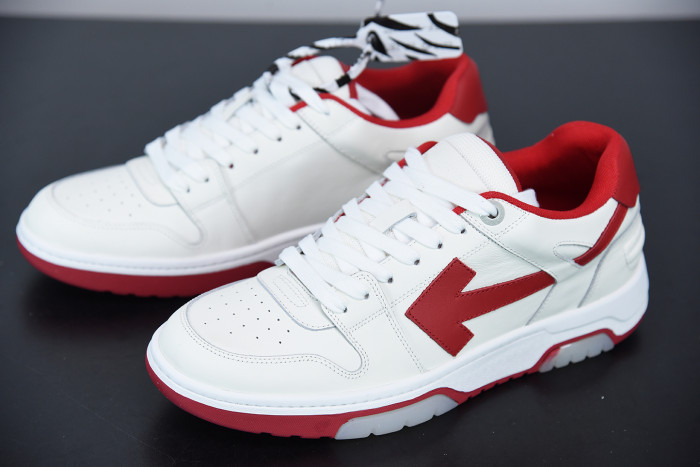 OFF WHITE™ C/O VIRGIL ABLOH OUT OF OFFICE LOW-TOP LEATHER SNEAKERS "OOO" - CCSHOES