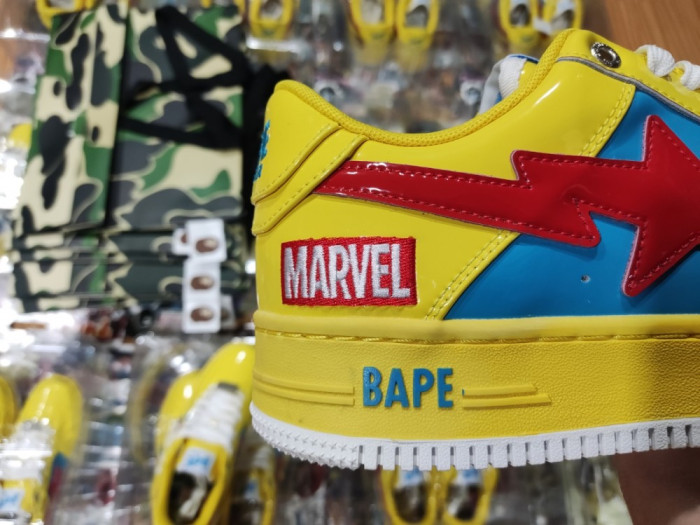 A BATHING APE MARVEL BAPE STA - CCSHOES