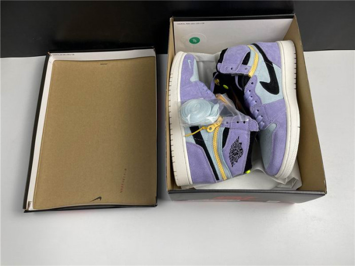 Jordan 1 High Switch Purple Pulse CW6576-500 - CCSHOES