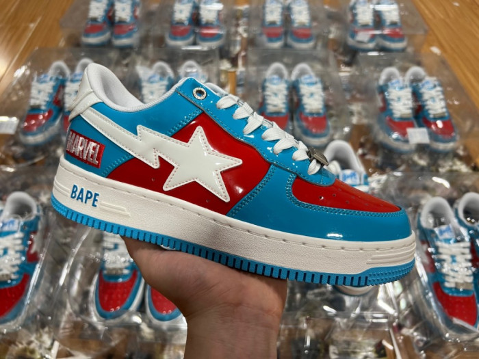 A BATHING APE MARVEL BAPE STA - CCSHOES