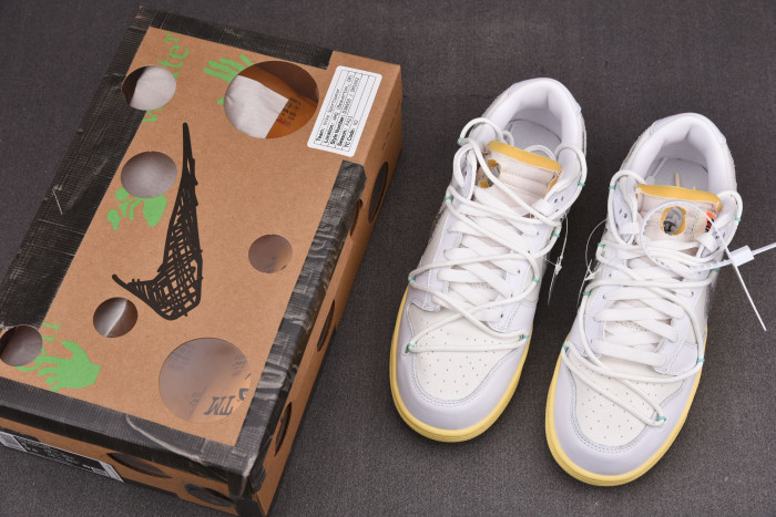 Nike Dunk Low Off-White Lot 1 DM1602-127 - CCSHOES