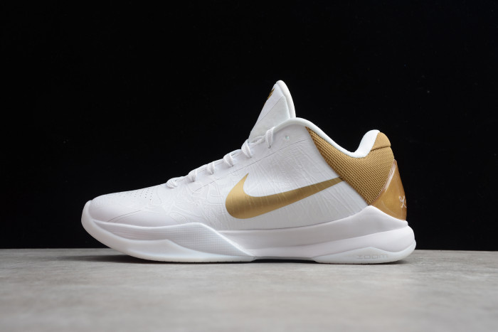 NIKE KOBE 5 BIG STAGE HOME 386429-108 - CCSHOES