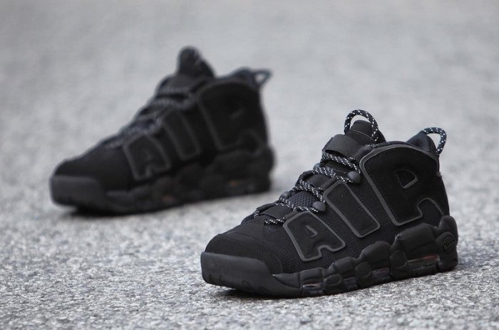 Nike Air More Uptempo “Triple Black Reflective” 414962-004 - CCSHOES