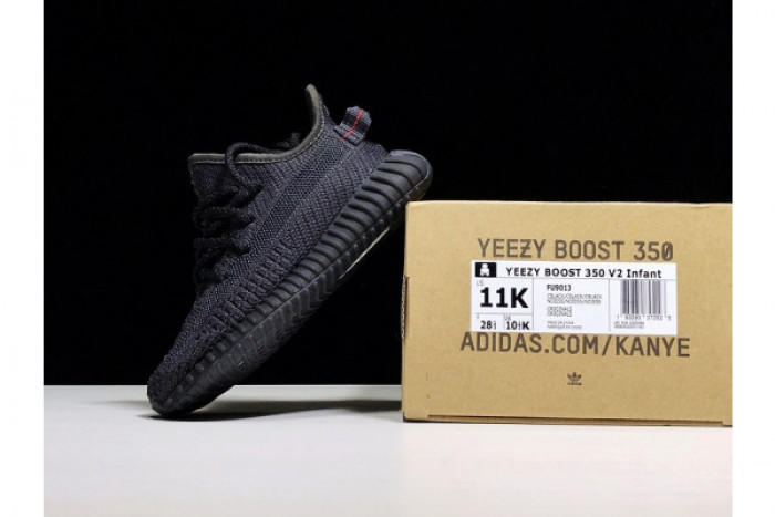 ADIDAS KIDS YEEZY BOOST 350 V2 BLACK (NON-REFLECTIVE) FU9013 - CCSHOES