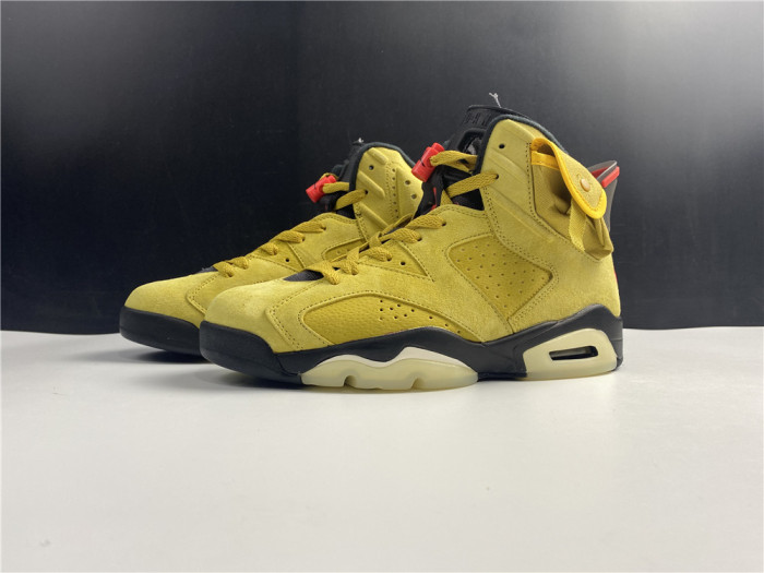 AIR JORDAN 6 YELLOW X TRAVIS SCOTT CN1084-300 - CCSHOES