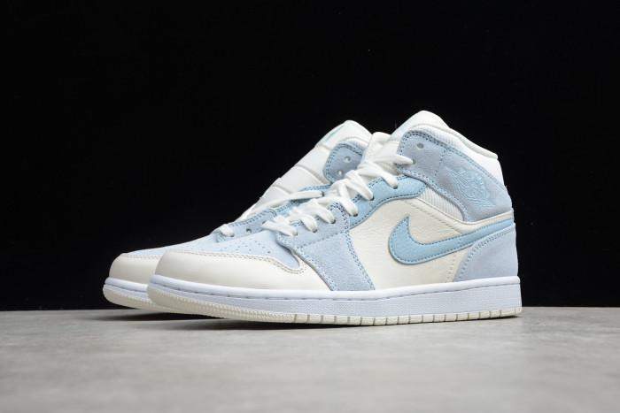 Air Jordan 1 Mid Mixed Textures Blue DA4666-100 - CCSHOES