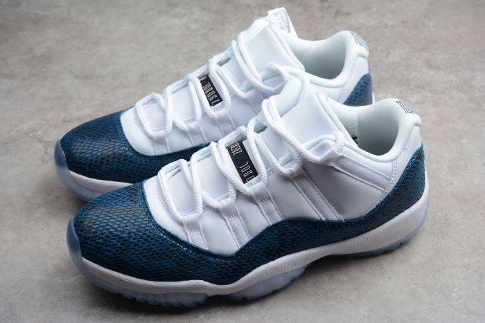 Air Jordan 11 Low “Navy Blue Snakeskin” CD6846-102 - CCSHOES