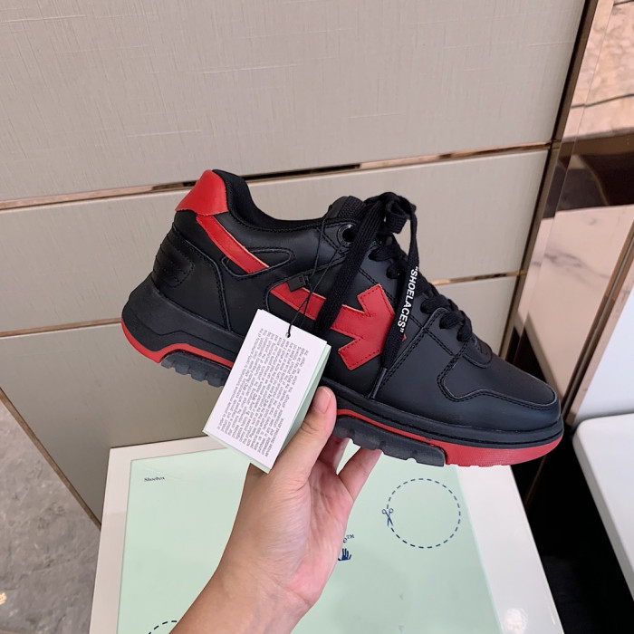 OFF WHITE™ C/O VIRGIL ABLOH OUT OF OFFICE LOW-TOP LEATHER SNEAKERS "OOO" - CCSHOES