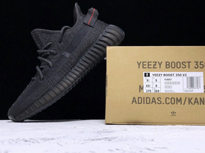 Adidas Yeezy Boost 350 V2 Static Black (Reflective) - FU9007 - CCSHOES