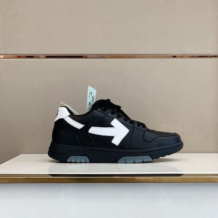 OFF WHITE™ C/O VIRGIL ABLOH OUT OF OFFICE LOW-TOP LEATHER SNEAKERS "OOO" - CCSHOES