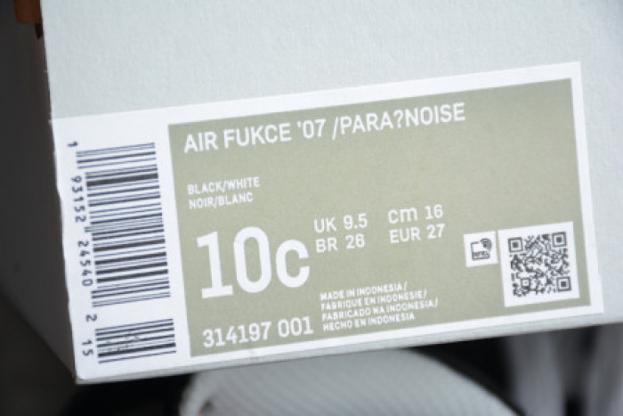 KIDS AIR FORCE 1 LOW G-DRAGON PEACEMINUSONE PARA-NOISE 314197-001 - CCSHOES