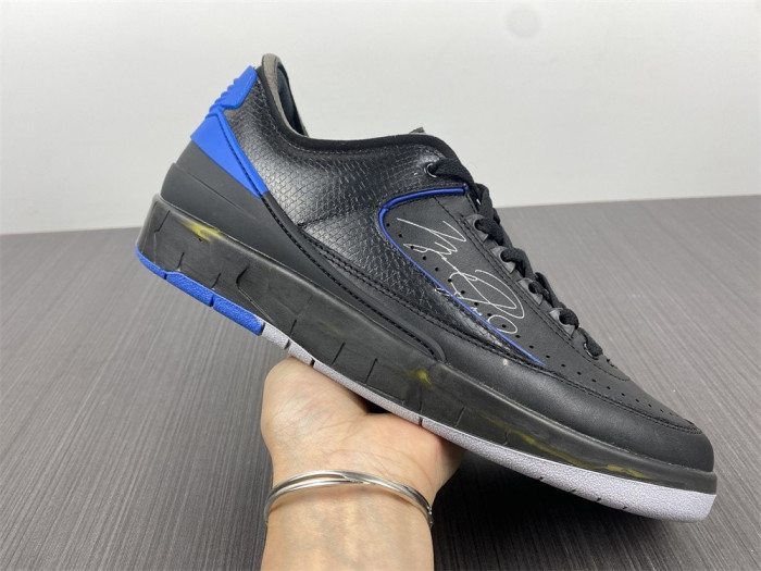 Jordan 2 Retro Low SP Off-White Black Blue DJ4375-004 - CCSHOES