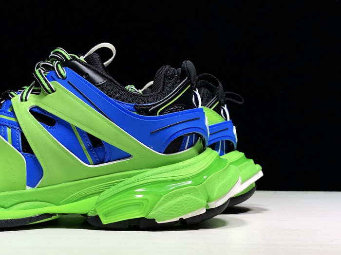 BLCG Track Trainers Green Blue 542023 W1GB8 - CCSHOES