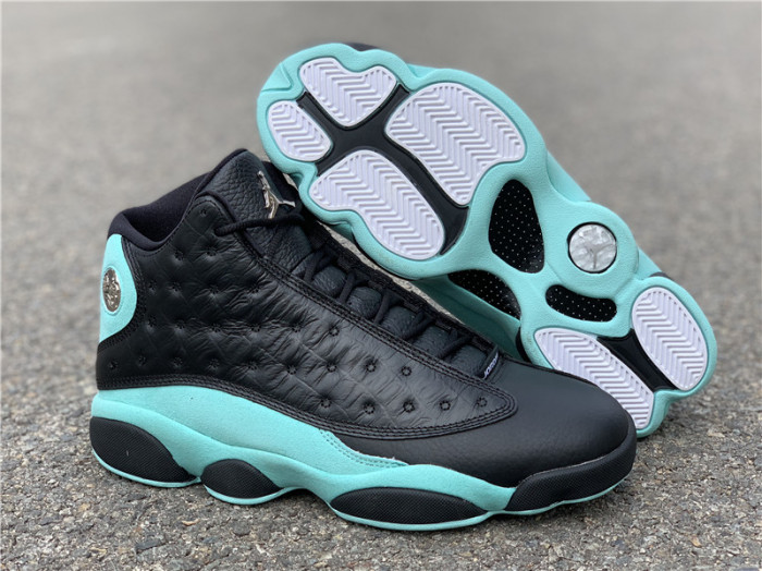 Air Jordan 13 Retro Black Island Green 414571-030 - CCSHOES
