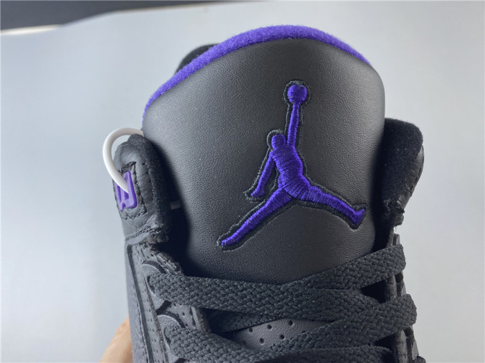 Air Jordan 3 Retro Black Court Purple CT8532-050 - CCSHOES