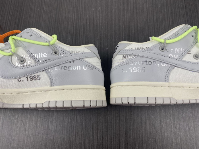 Nike Dunk Low Off-White Lot 43 DM1602-128 - CCSHOES