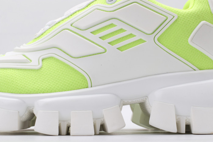PRAD CLOUDBUST THUNDER KNIT GREEN AND WHITE - CCSHOES