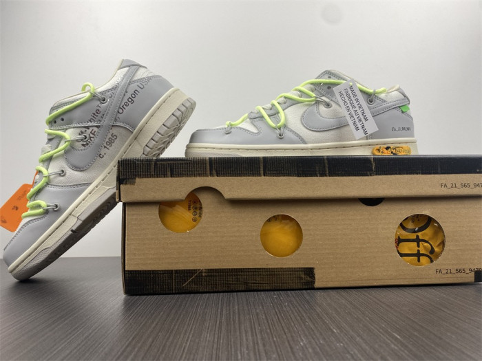Nike Dunk Low Off-White Lot 43 DM1602-128 - CCSHOES